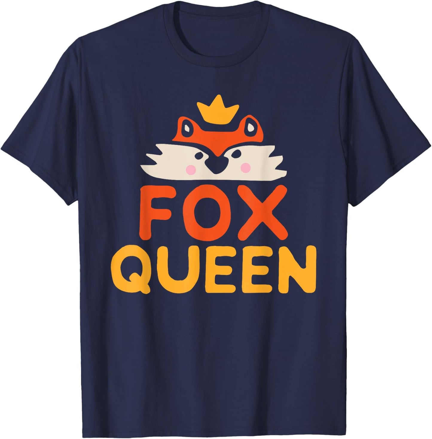 Fox Queen T-Shirt - T-Shirt | Navy