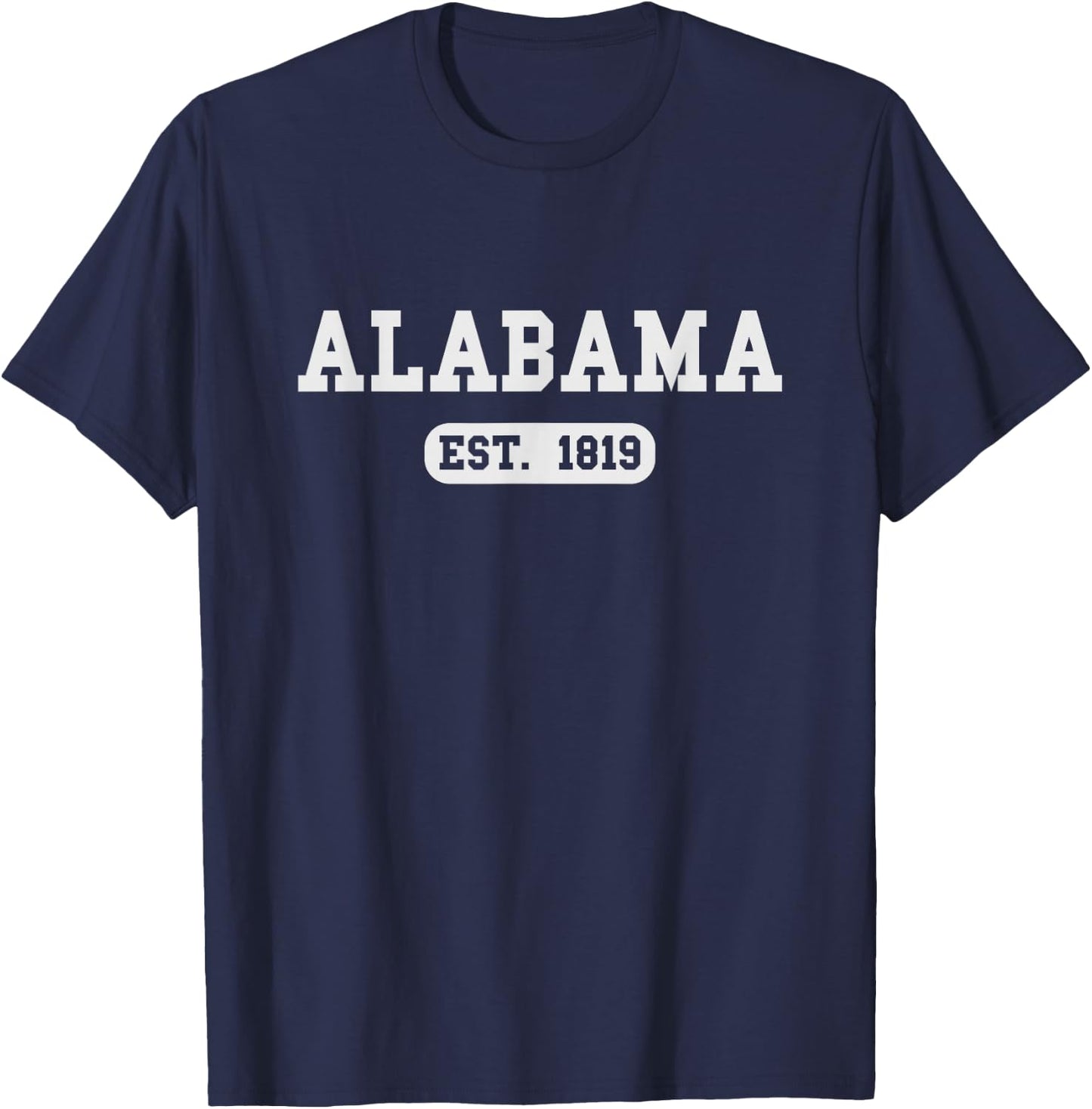 ALABAMA - Throwback Design - Classic T-Shirt - T-Shirt | Navy