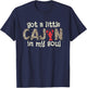 Funny Crawfish Little Cajun Boil Crayfish Leopard Women Girl T-Shirt - T-Shirt | Navy