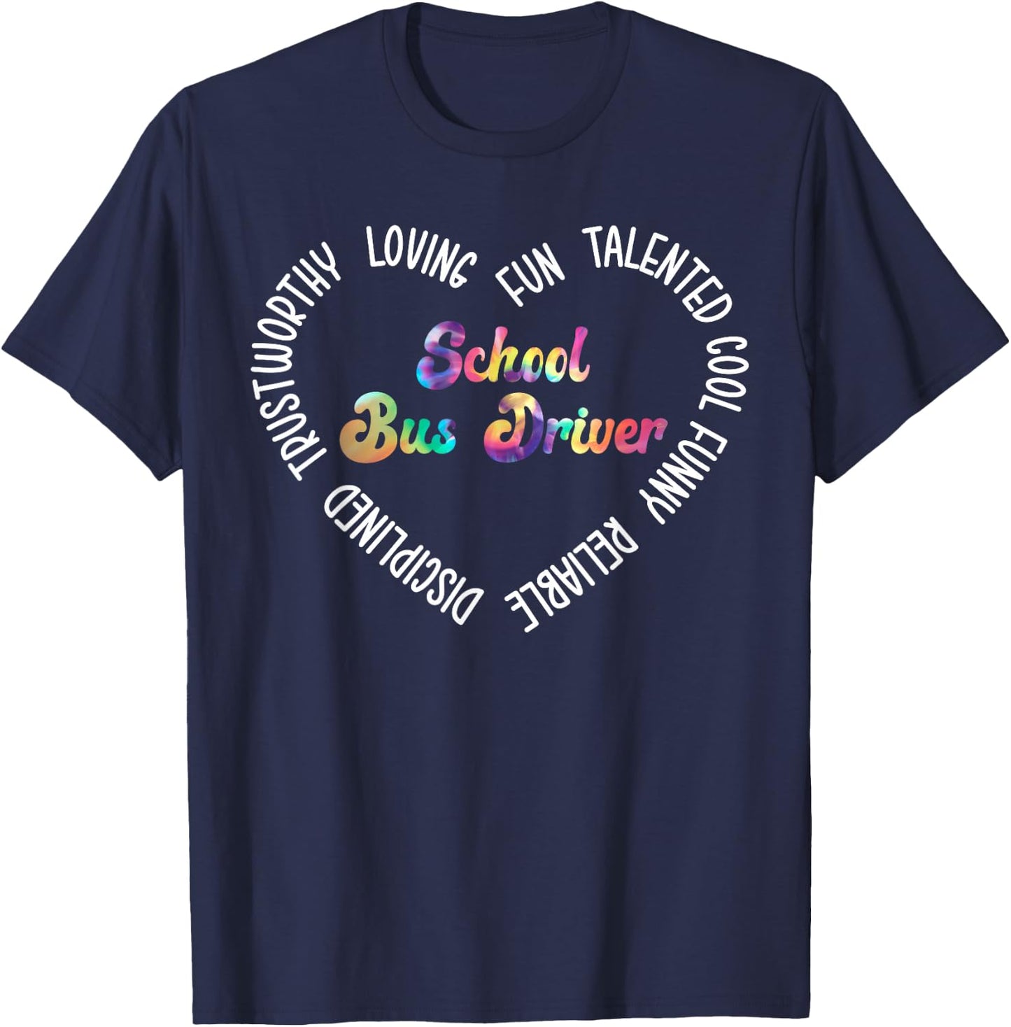 School Bus Driver T-Shirt - T-Shirt | Navy