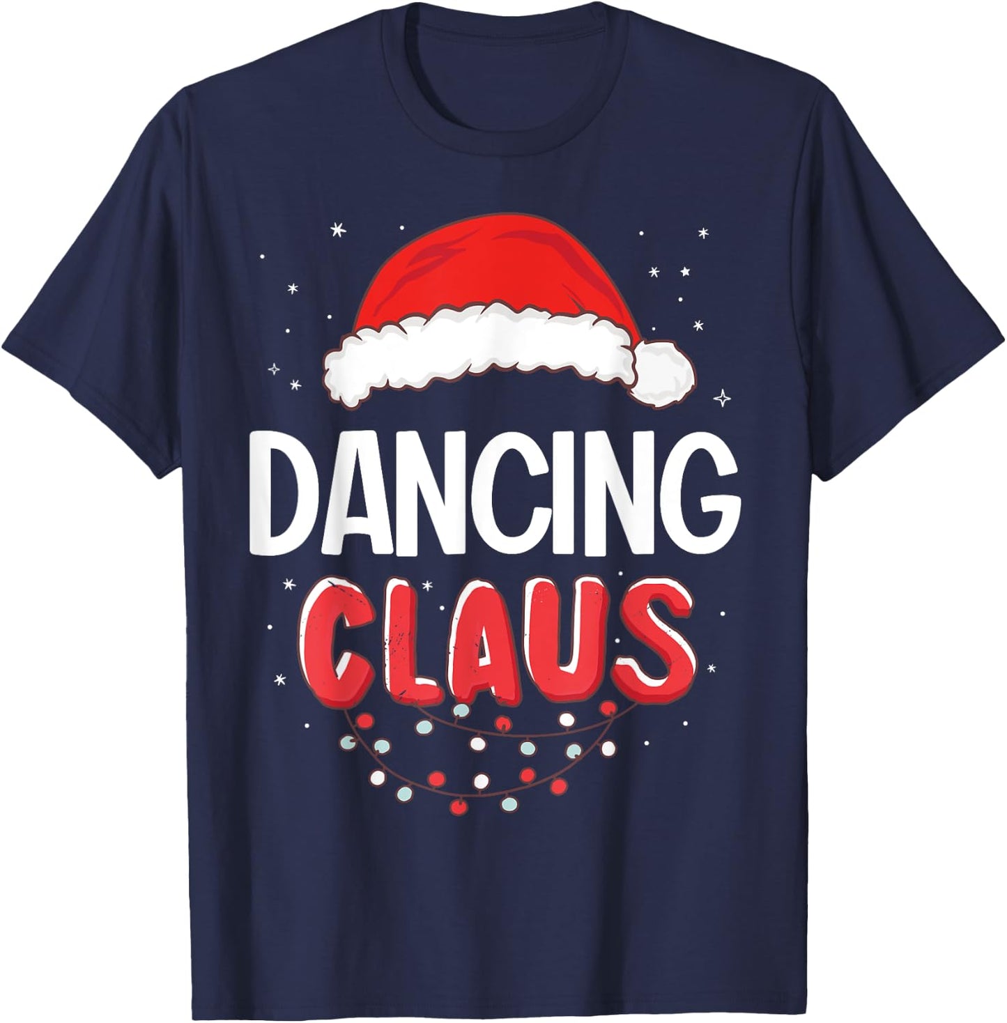 Dancing Santa Claus Christmas Matching Costume T-Shirt - T-Shirt | Navy