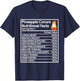 Parrot Nutritional Facts I Green Cheek Pineapple Conure T-Shirt - T-Shirt | Navy
