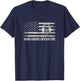 Ham Radio USA Flag Amateur Radio Ham Radio Operator T-Shirt - T-Shirt | Navy