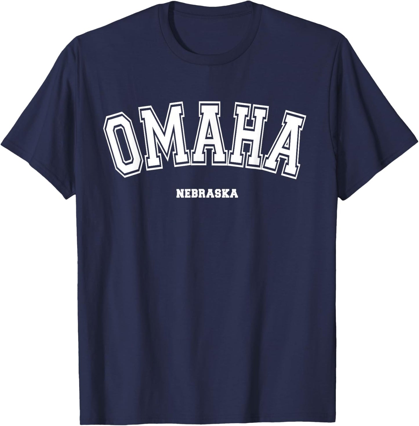 Omaha Nebraska T-Shirt - T-Shirt | Navy