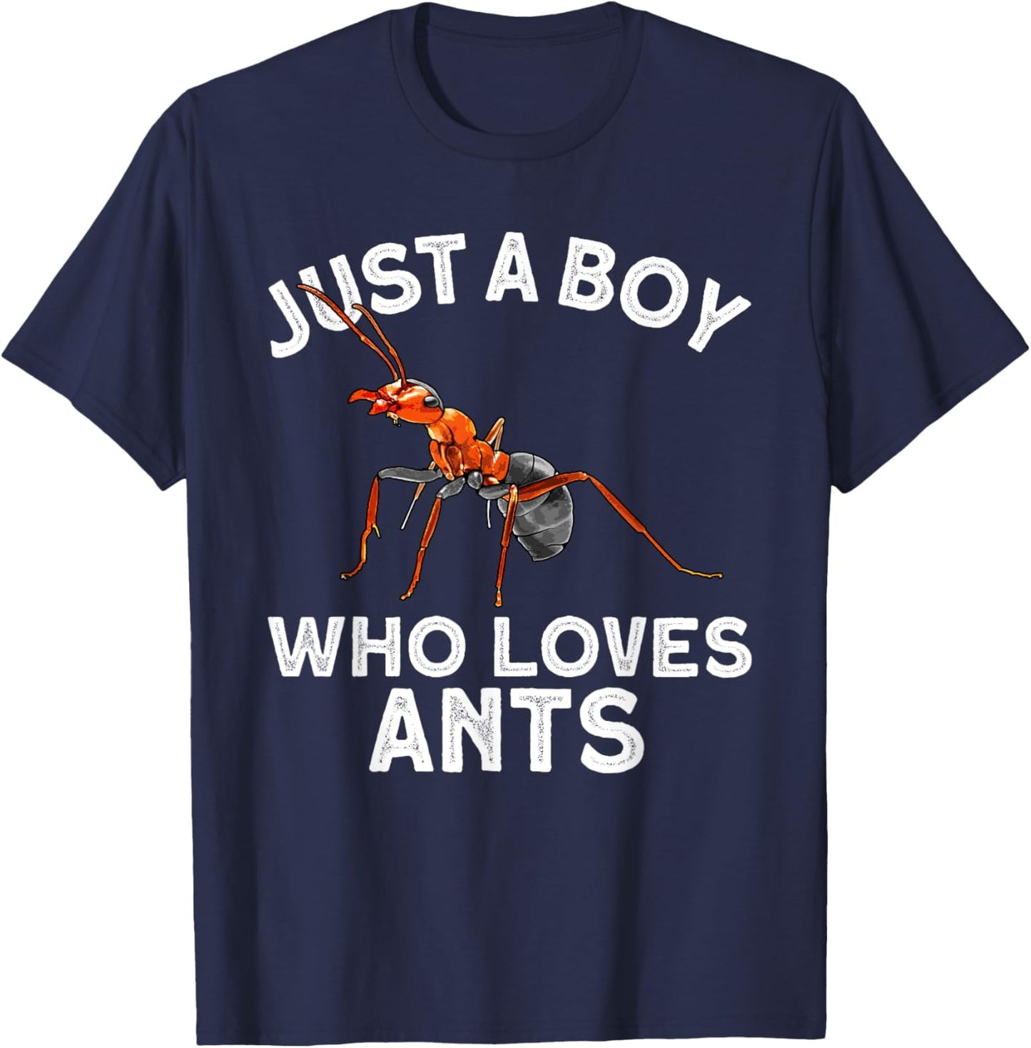 Cool Ant Boys Kids Ant Farm Entomology Ants Insect T-Shirt - T-Shirt | Navy