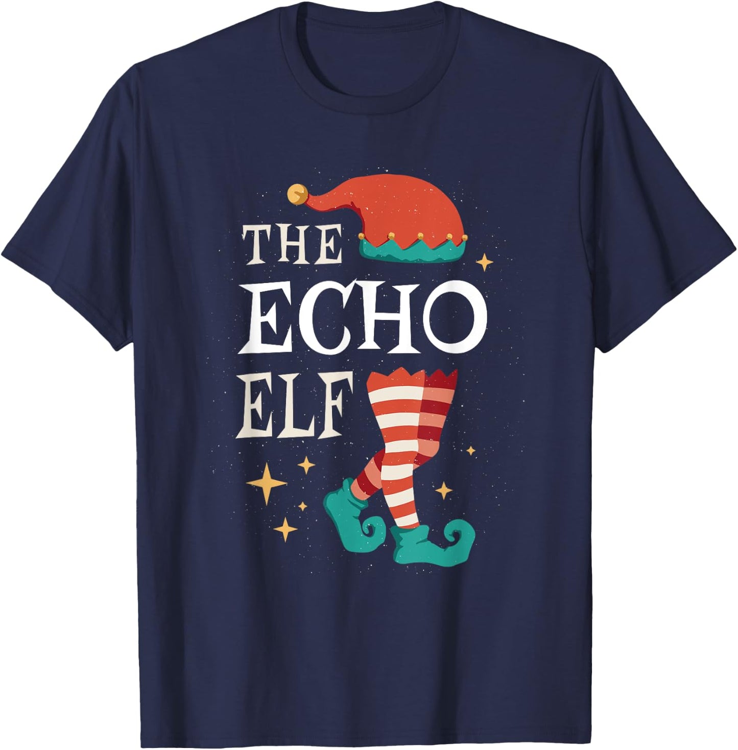 The Echo Elf Family Matching Group Christmas Funny Gifts T-Shirt - T-Shirt | Navy
