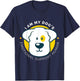 I am My Dog's Emotional Support Human T-Shirt - T-Shirt | Navy