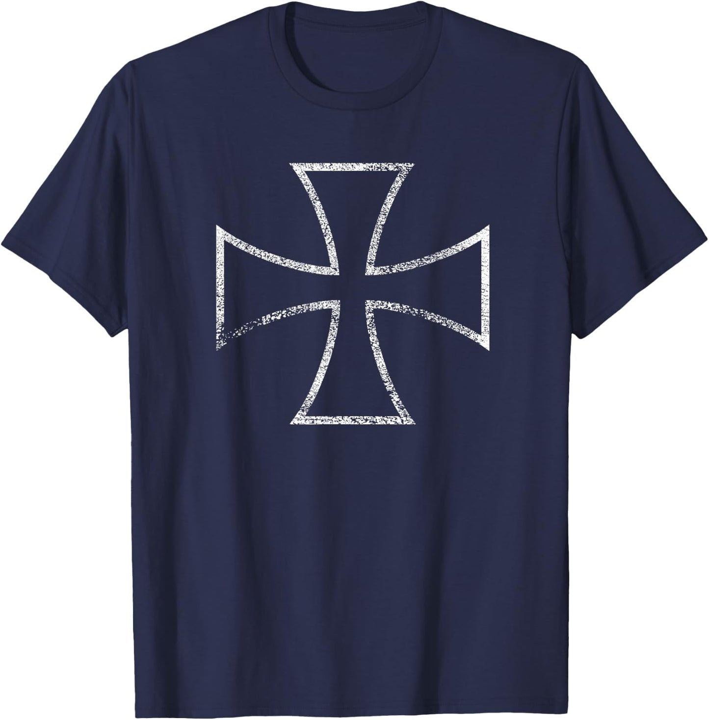 Iron Cross Biker T-Shirt - T-Shirt | Navy