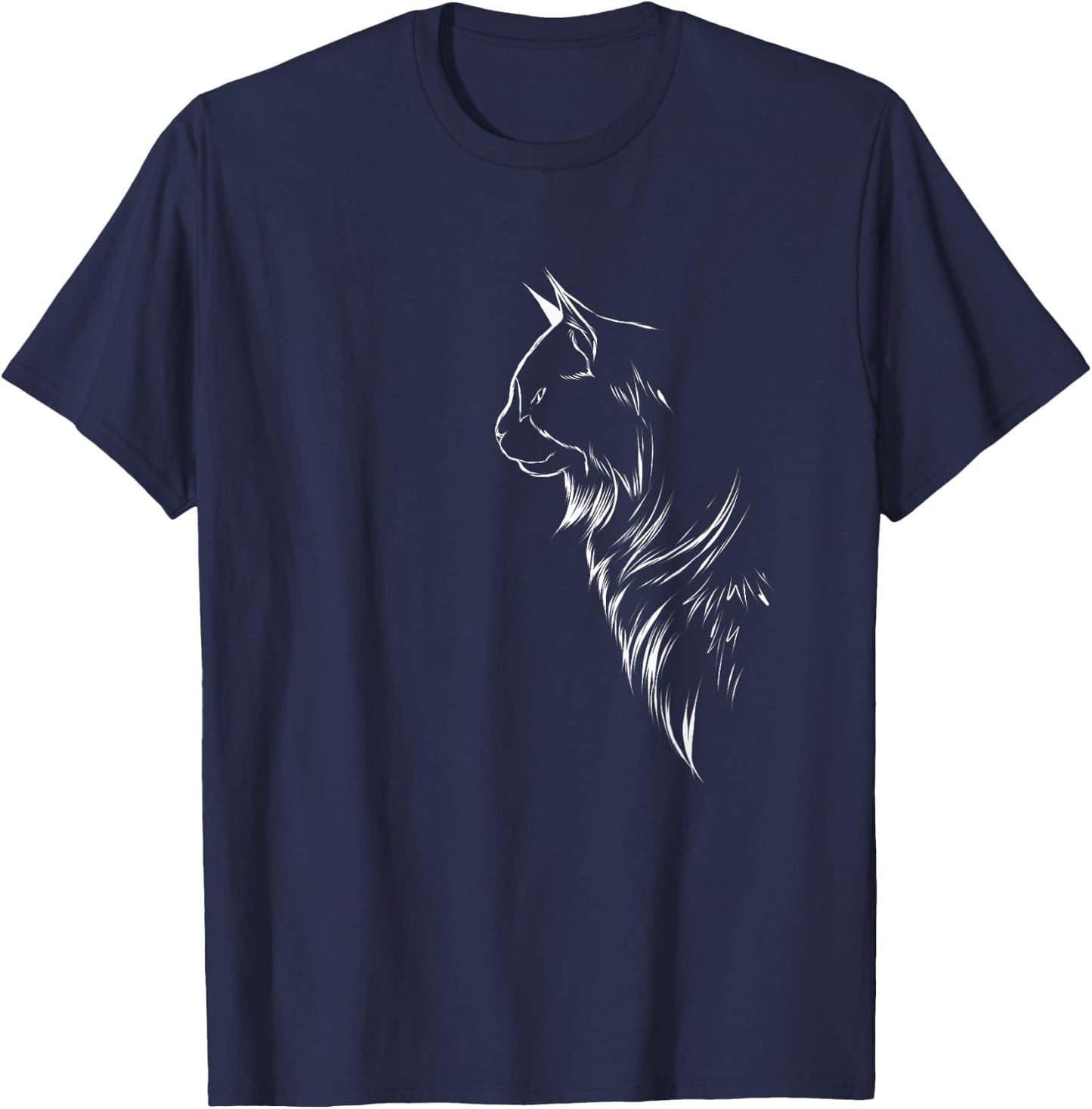 Maine Coon Cat Lover Coonie Cat Gift T-Shirt - T-Shirt | Navy