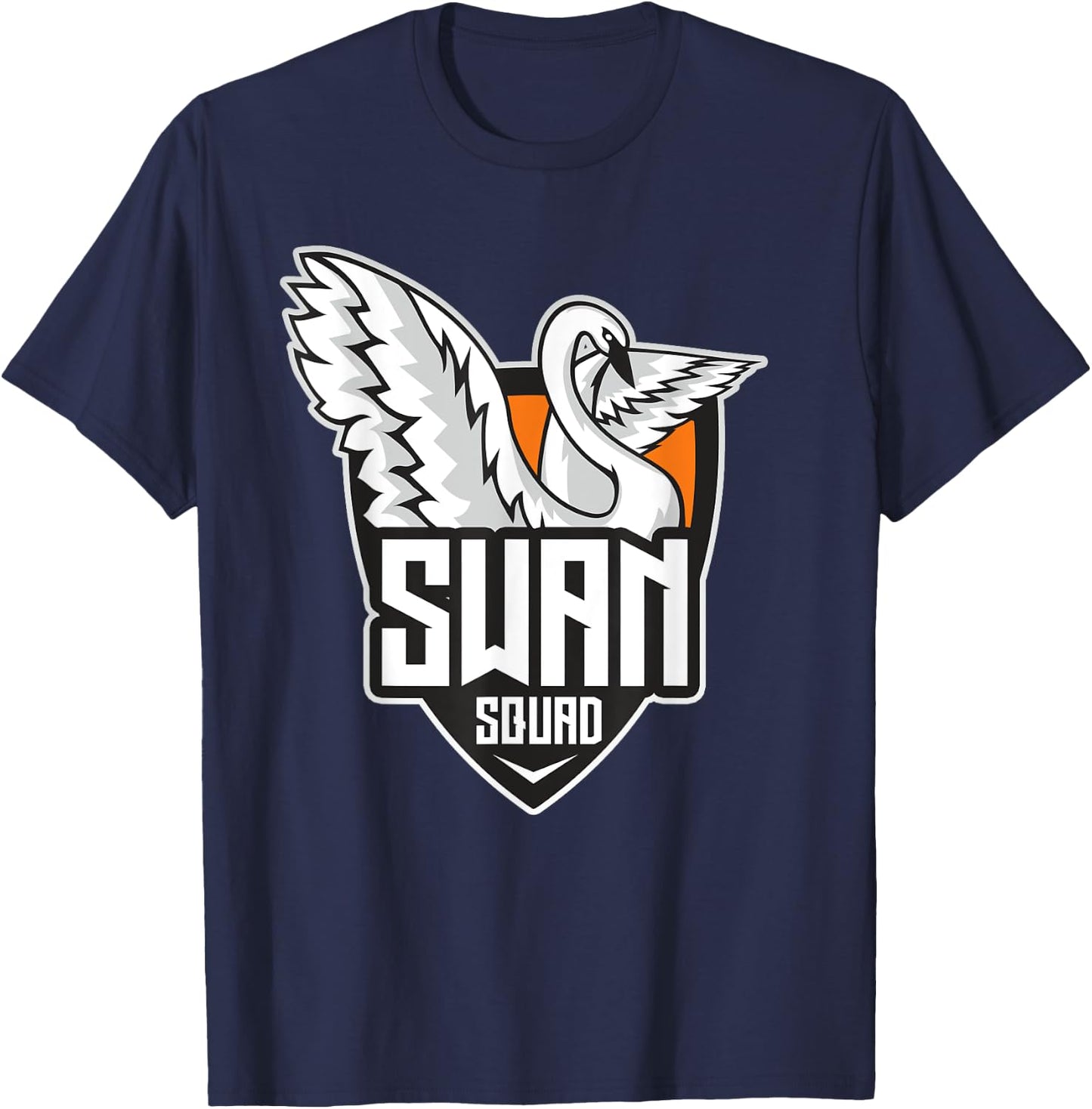 Swan Squad Migratory Birds Swan T-Shirt - T-Shirt | Navy