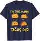 Kids 4 Years Old Boy Tacos Old 4th Birthday Kids T-Shirt - T-Shirt | Navy