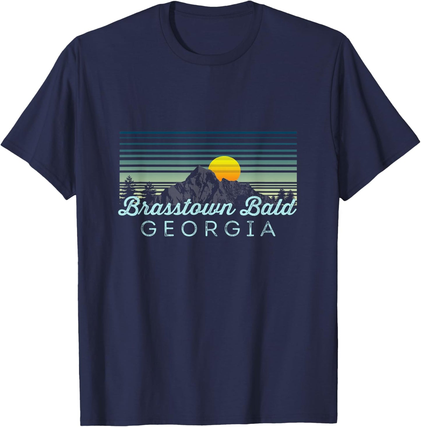 Brasstown Bald Retro Clothes & Gear Brasstown Bald Souvenir T-Shirt - T-Shirt | Navy