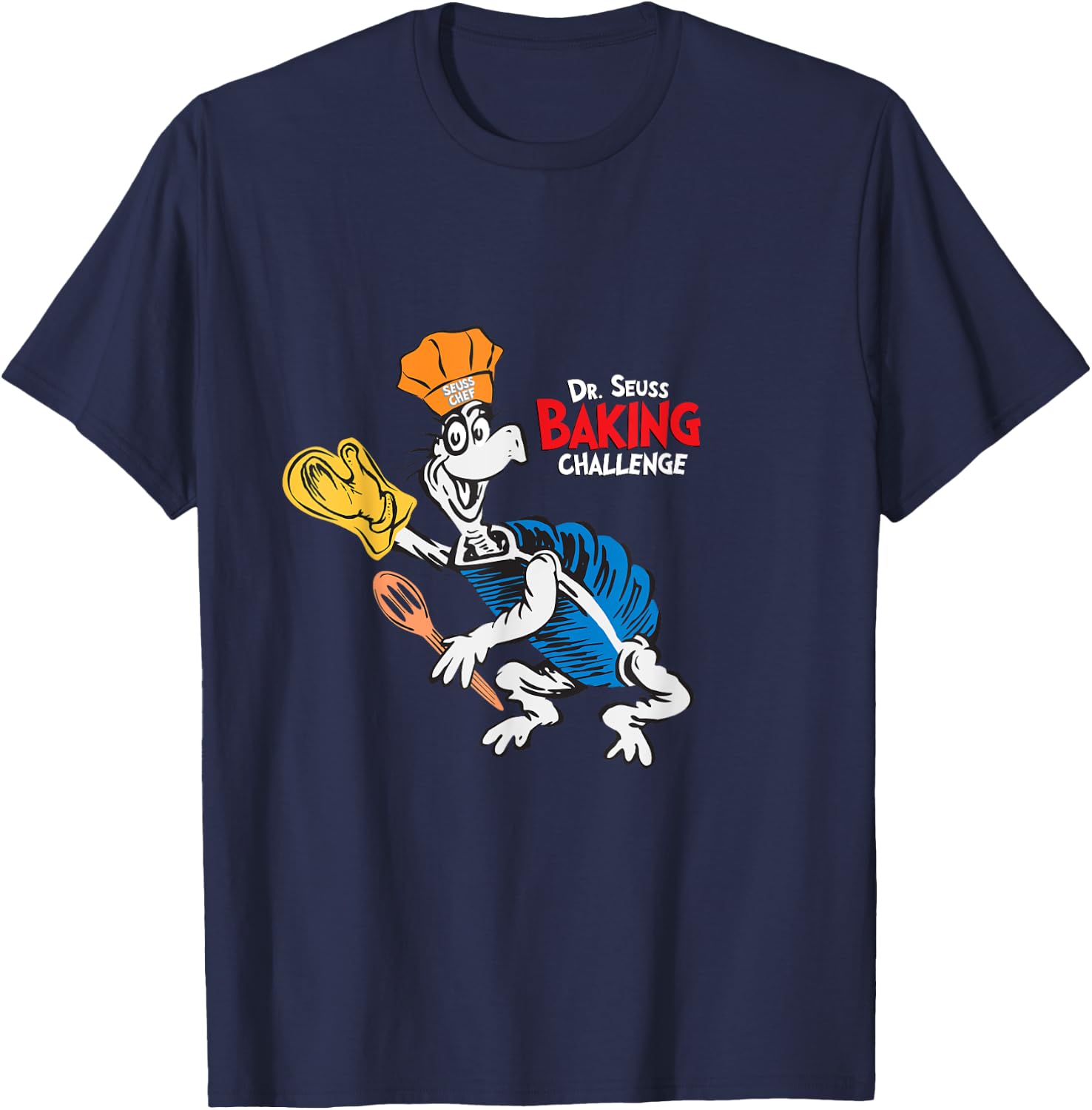 Dr. Seuss Baking Challenge Yertle The Turtle T-Shirt - T-Shirt | Navy