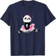 Panda bear,panda ballerina . T-Shirt - T-Shirt | Navy