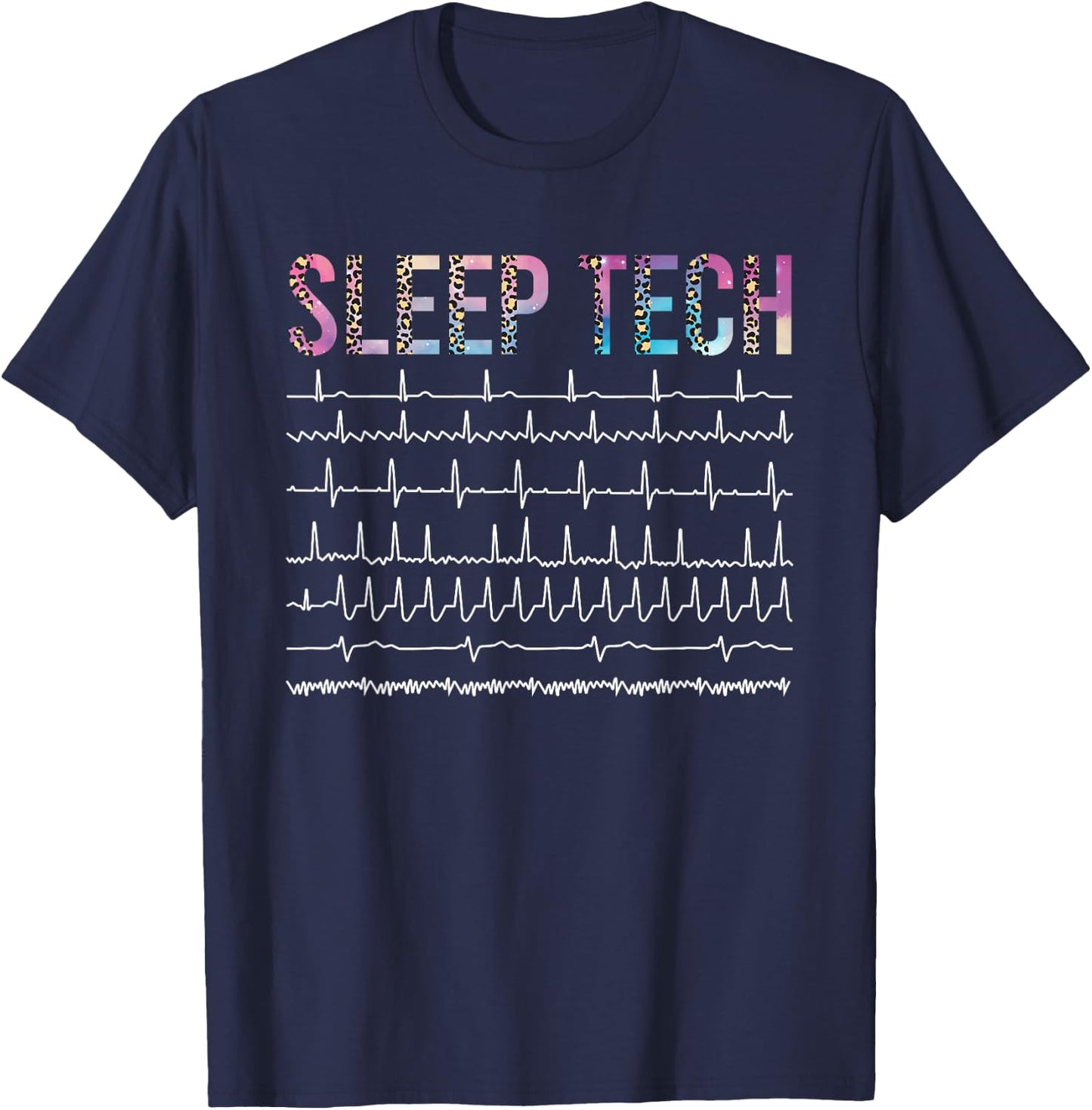 Sleep Tech Sleep Technologist Best Sleep Tech T-Shirt - T-Shirt | Navy