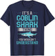 Goblin Shark Animal Tooth Funny Ocean T-Shirt - T-Shirt | Navy