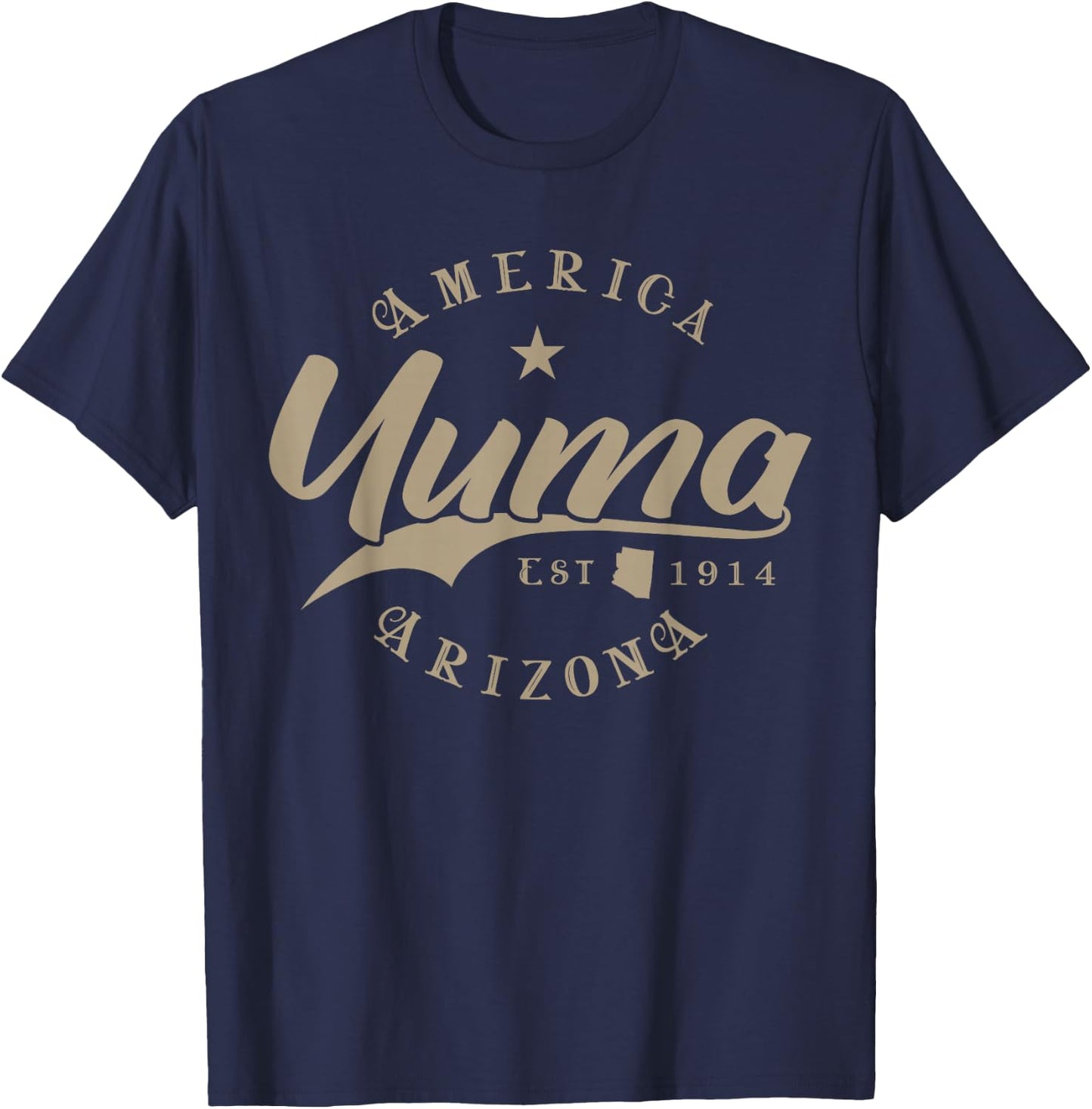 Yuma AZ | Arizona T-Shirt - T-Shirt | Navy