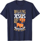 Jesus and dog - Dachshund Men Women Kids T-Shirt - T-Shirt | Navy