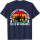 My Favorite Camping Buddy Grandpa Camping Buddies T-Shirt - T-Shirt | Navy