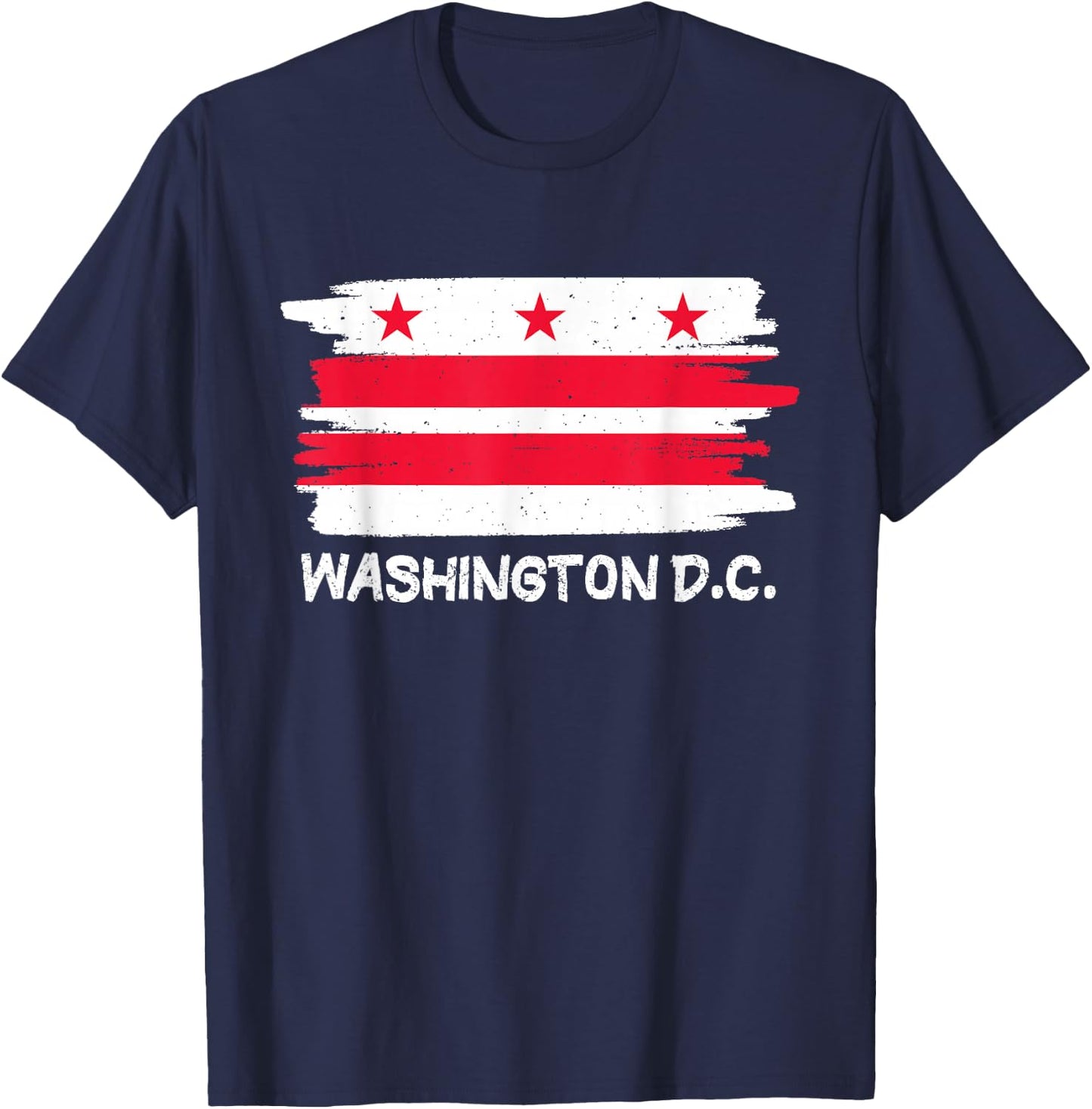 Cool Washington D.C. Flag T-Shirt - T-Shirt | Navy
