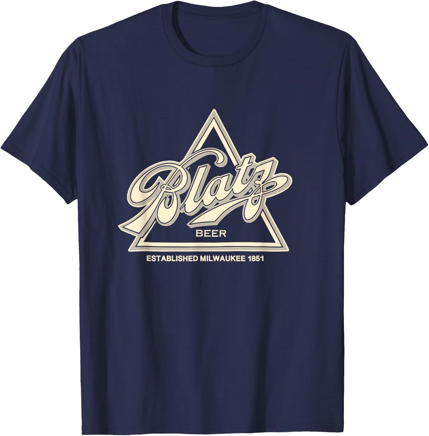 Blatz Beer Style - Pale Logo T-Shirt - T-Shirt | Navy