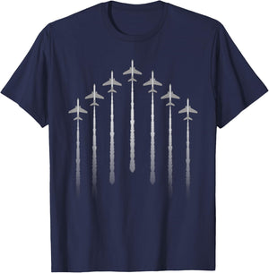 Best Aircraft Women Airline Plane Airplane Aviation T-Shirt - T-Shirt | Navy