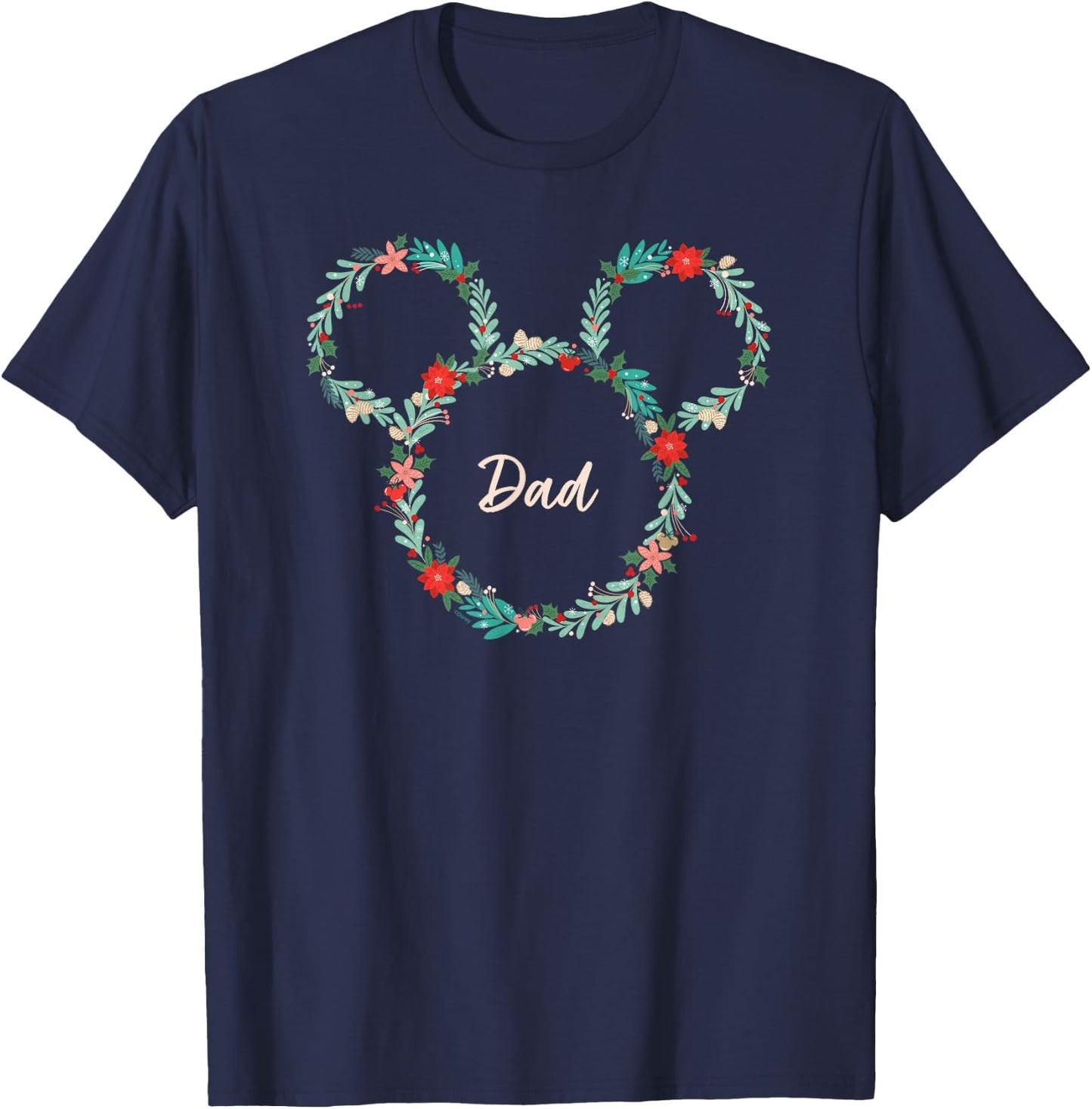 Disney Mickey Mouse Christmas Family Vacation Trip Dad T-Shirt - T-Shirt | Navy