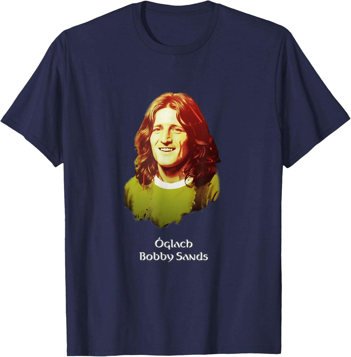 Bobby Sands Irish Republican T-Shirt - T-Shirt | Navy