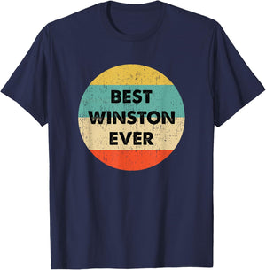 Winston Name T-Shirt - T-Shirt | Navy