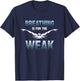 Breathing Is for The Weak Competition Swimmer T-Shirt - T-Shirt | Navy