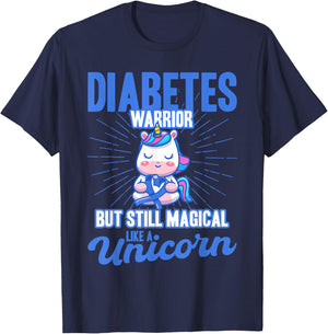 Magical Like A Unicorn Diabetes Awareness T-Shirt - T-Shirt | Navy