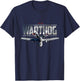 American Military Airplane Warthog Pilot T-Shirt - T-Shirt | Navy
