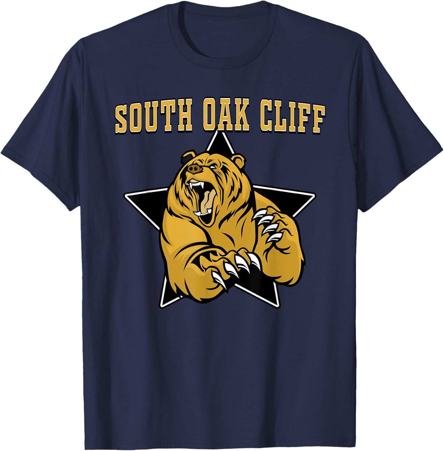 South Oak Cliff Bears High School Team Spirit T-Shirt - T-Shirt | Navy