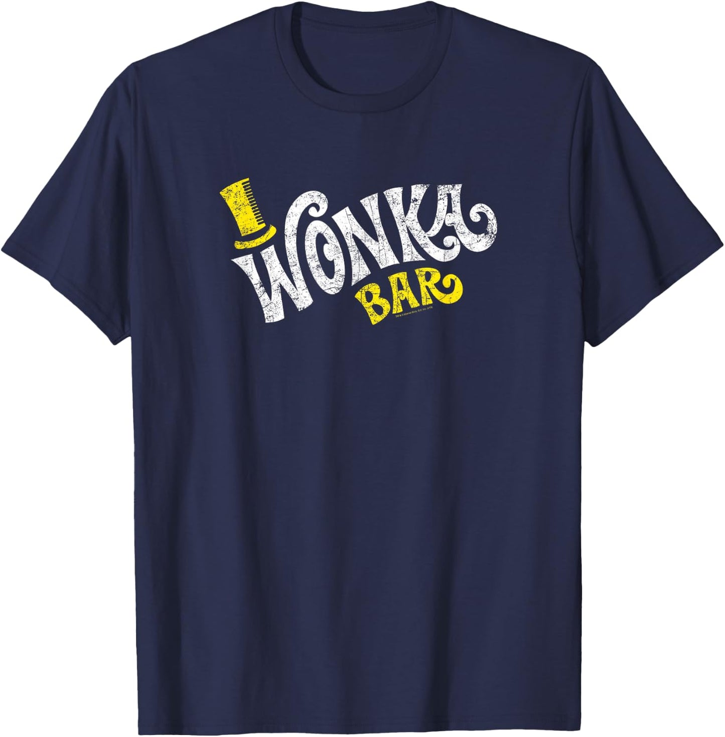 Willy Wonka & The Chocolate Factory Movie Logo T-Shirt - T-Shirt | Navy