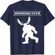 White Moosesquatch Funny Moose-Sassquatch Cryptid Creature T-Shirt - T-Shirt | Navy