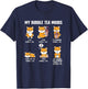 My Bubble Tea Moods Cute Kawaii Boba Tea Bubble Tea T-Shirt - T-Shirt | Navy