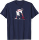 Ronald Acuña Jr. - Too Small - Atlanta Baseball T-Shirt - T-Shirt | Navy