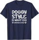 Dog Grooming Doggy Style Is What I Do Im A Groomer Grunge T-Shirt - T-Shirt | Navy
