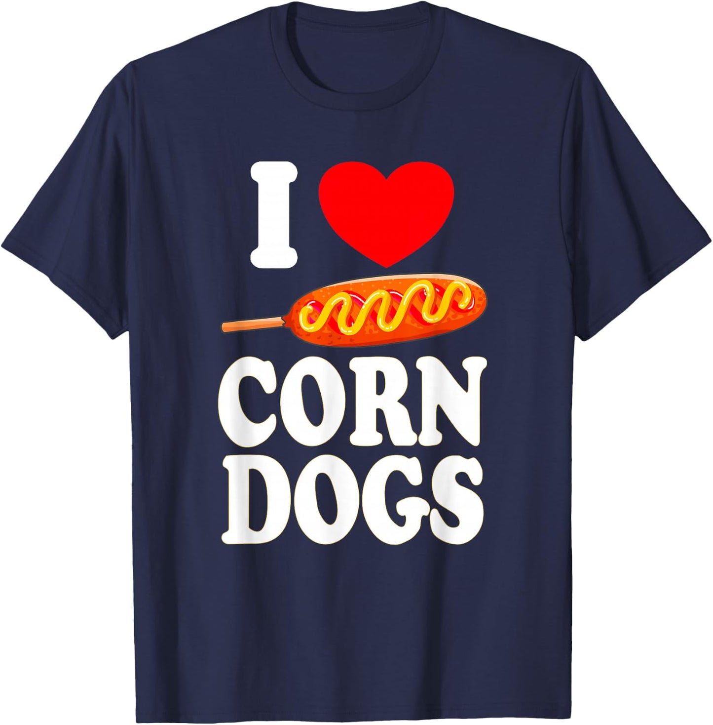 Corndog Carnival Fried Corn Dog Dealer T-Shirt - T-Shirt | Navy