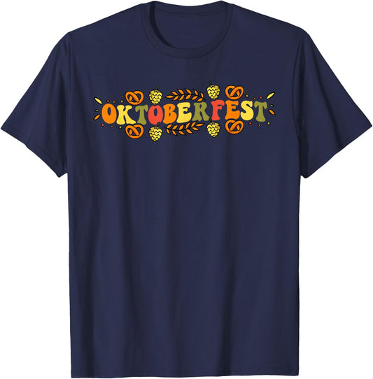Oktoberfest German Things Cute Bavarian Festival Costume T-Shirt - T-Shirt | Navy