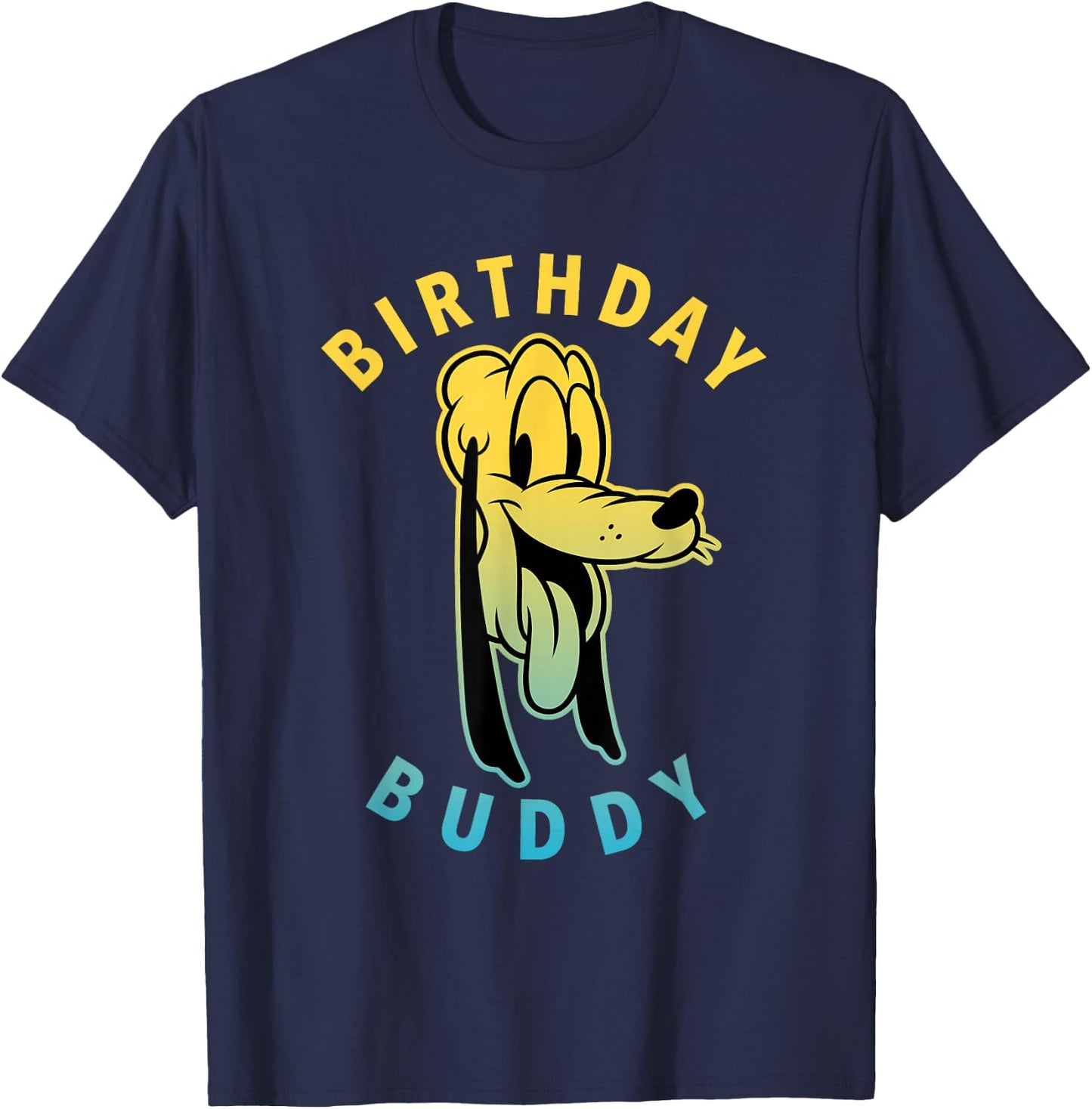Disney Mickey and Friends Pluto Birthday Buddy T-Shirt - T-Shirt | Navy