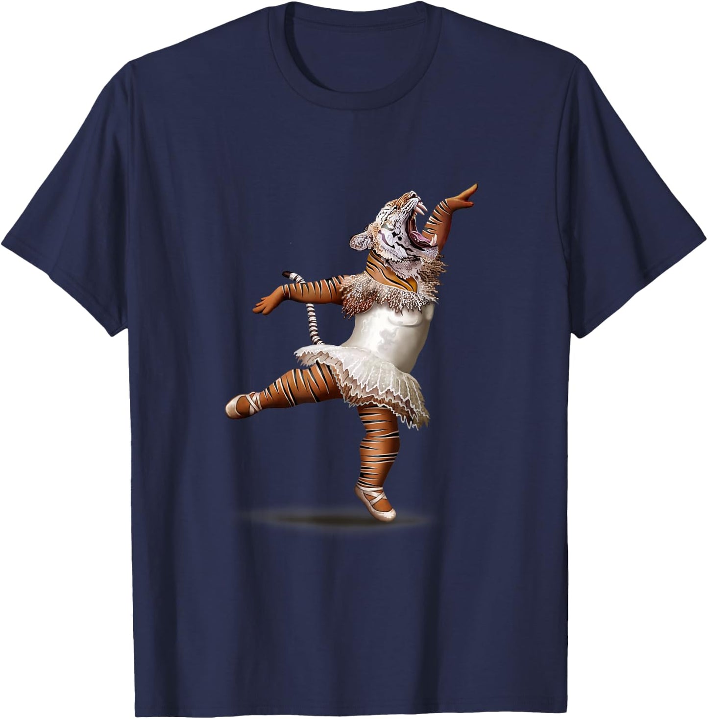 Tutu Ballerina Tiger T-Shirt - T-Shirt | Navy