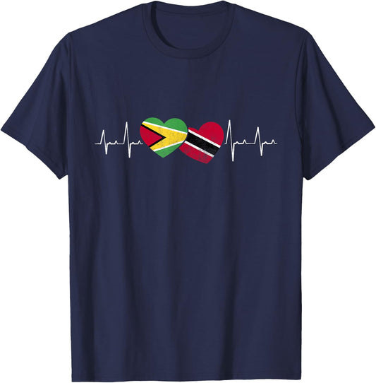 Guyana Flag Guyanese Guyana T-Shirt - T-Shirt | Navy