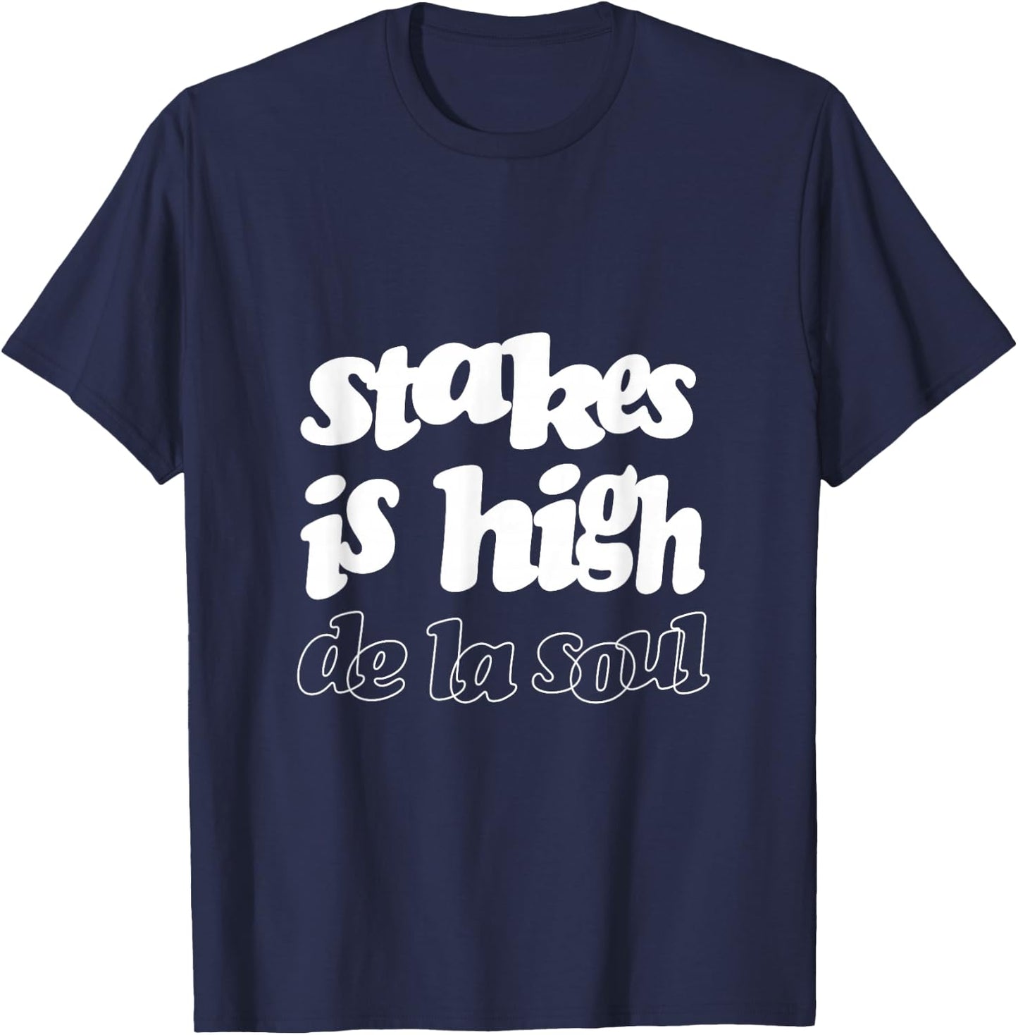 De La Soul "Stakes is High" T-Shirt - T-Shirt | Navy