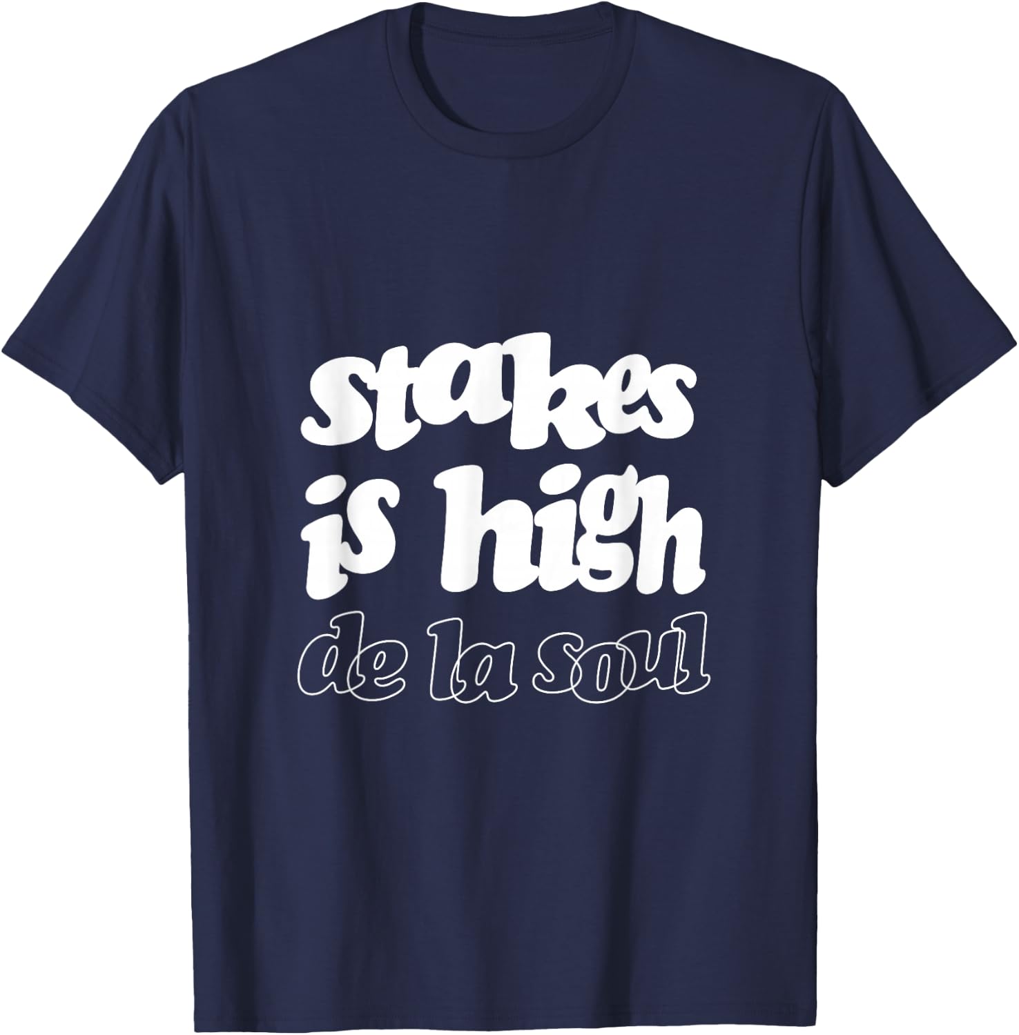 De La Soul "Stakes is High" T-Shirt - T-Shirt | Navy