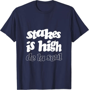 De La Soul "Stakes is High" T-Shirt - T-Shirt | Navy