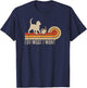 Vintage cat spilling coffee: I Do What I Want T-Shirt - T-Shirt | Navy