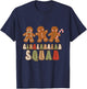 Gingerbread Squad Cute Lover Ginger Bread Cookie T-Shirt - T-Shirt | Navy