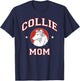 Rough Collie Mom Dog Mother T-Shirt - T-Shirt | Navy