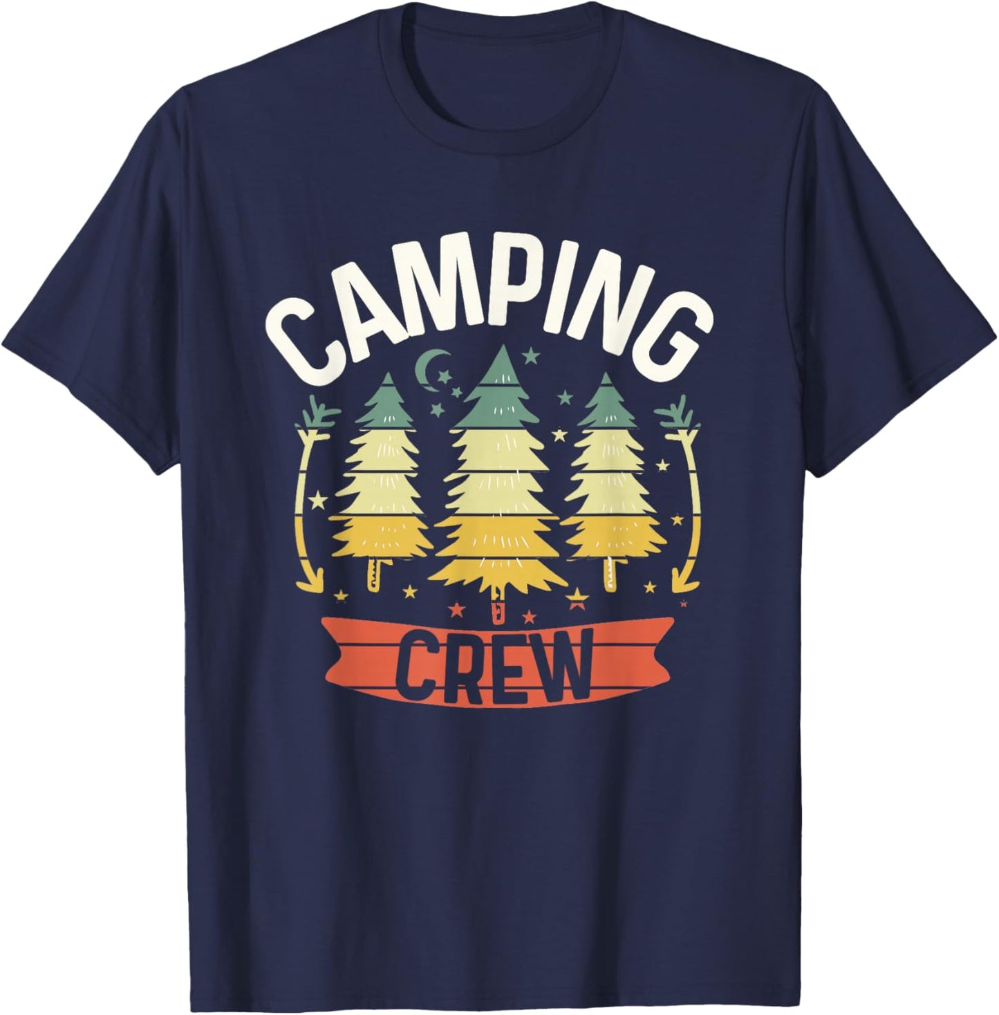 Camping Crew Shirt For Family Camping Trip Matching Camper T-Shirt - T-Shirt | Navy